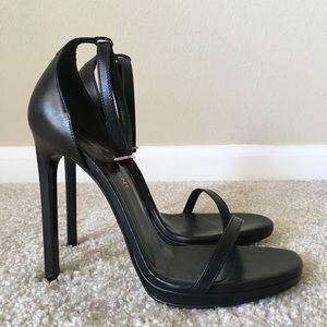 Saint Laurent Jane Ankle Strap Sandals